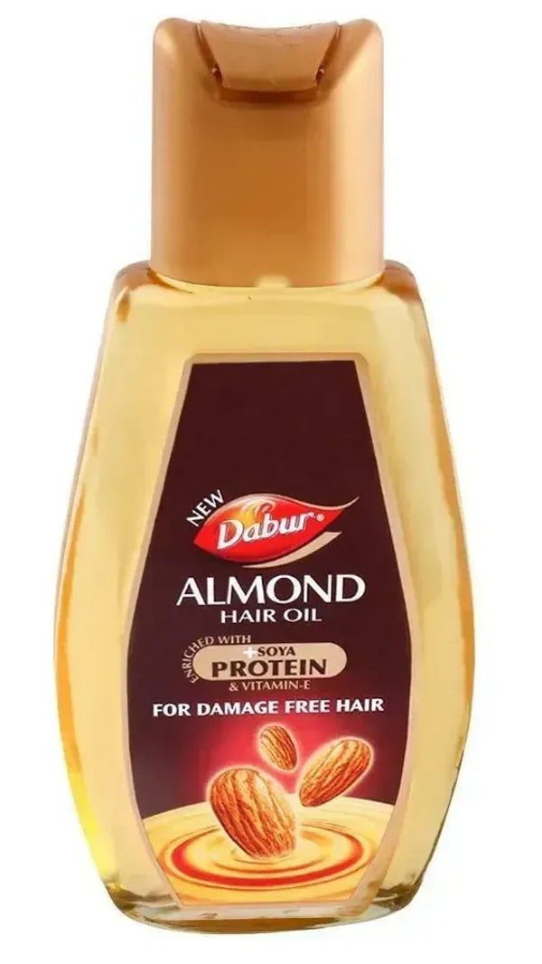 Dabur Almond Hair Oil Soya Protein& Vitamin, 200ml