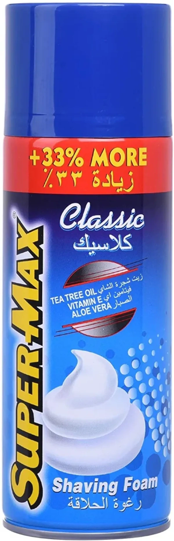 Super - Max Foam Classic Shaving, 400ml