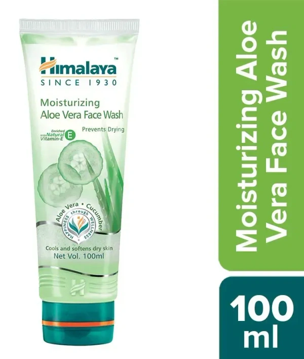 Himalaya Face Wash Aloe Vera Moisturising 100ml