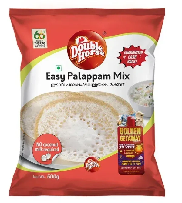 Double Horse Easy Palappam Mix Pouch, 500g