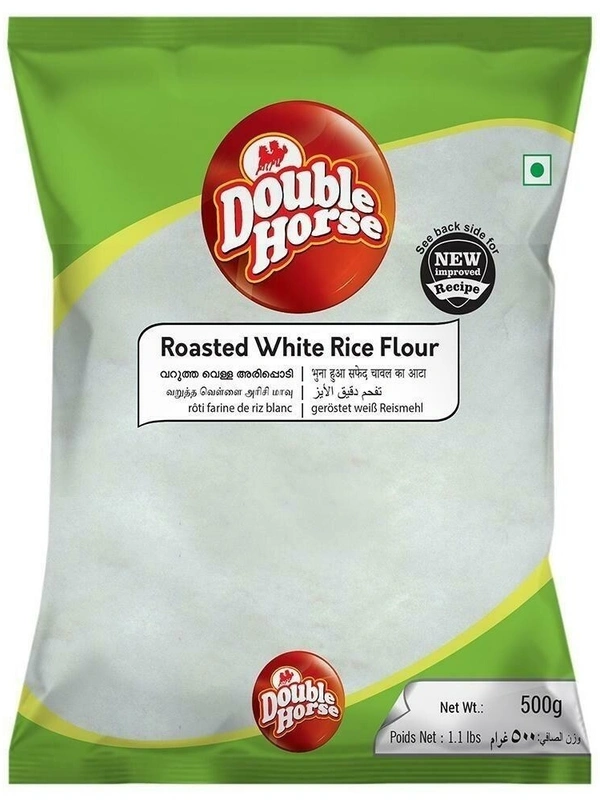 Double Horse Roasted White Rice Flour, 500g