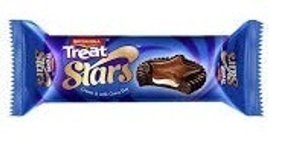 Britannia Treat Stars Creme / Milk Choco Duo, 60g
