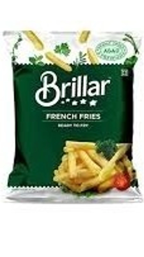 Brillar French Fries Ready To Fry Pouch, 200g