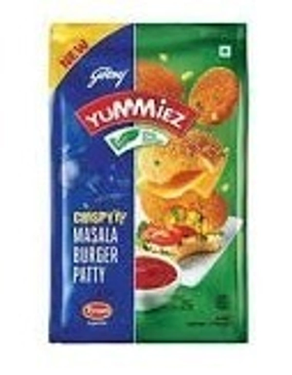 Yummiez Crispyyy Masala Burger Patty, 440g