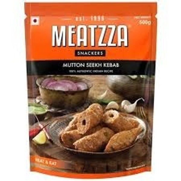 Meatzza Mutton Seekh Kebab, 500g