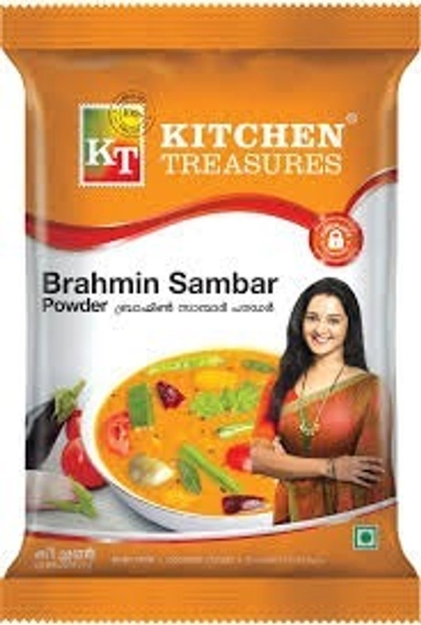 Kitchen Treasures Brahmin Sambar Powder Pouch, 100g