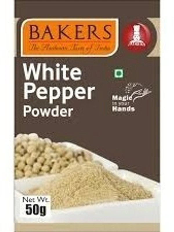 Bakers White Pepper Powder, 50g