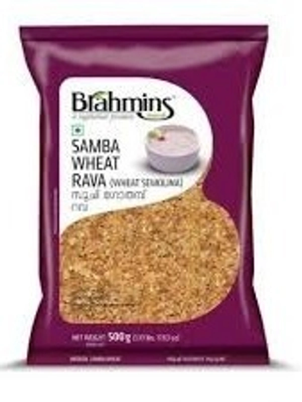 Brahmins Samba Wheat Rava, 500g