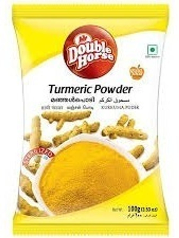 Double Horse Turmeric Powder Pouch, 100g