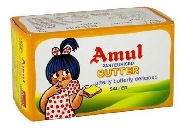 Amul Butter Pasteurised Carton, 500g