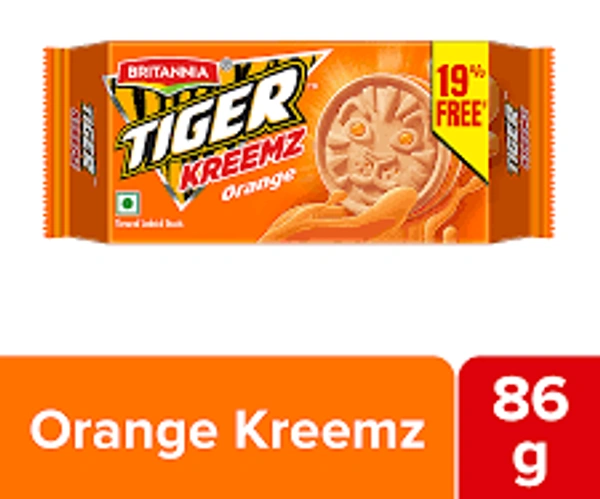 Britannia Tiger Kreemz Orange, 86g