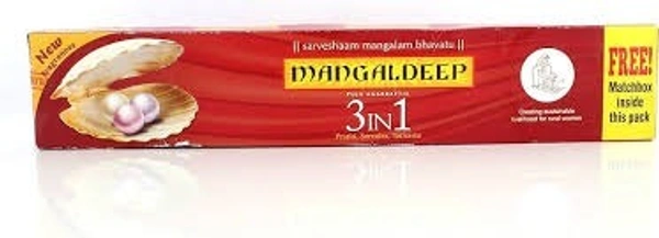 Mangaldeep Puja Agarbattis 3 In 1, 15 pcs
