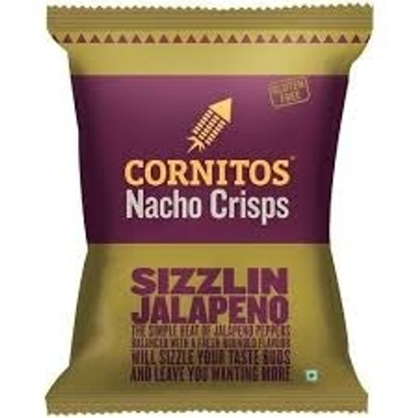 Cornitos Nacho Crisps Sizzlin Jalapeno, 150g