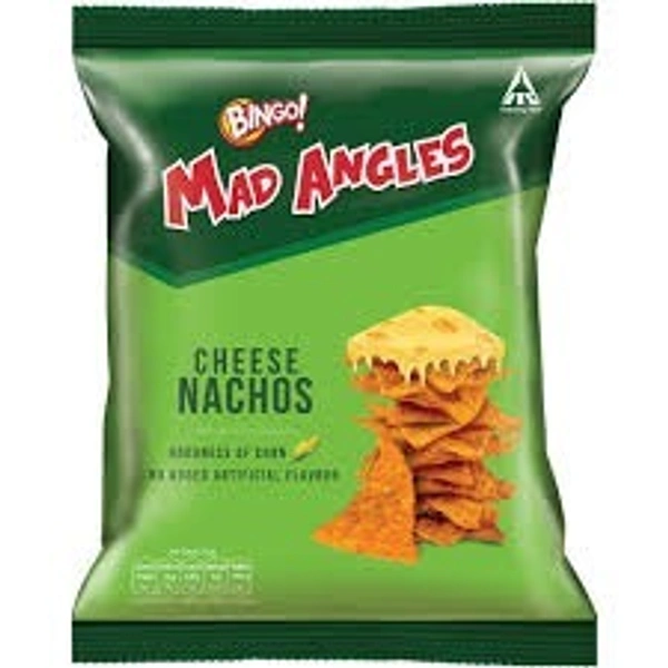 Bingo Namkeen Mad Angles Cheese Nachos, 60g