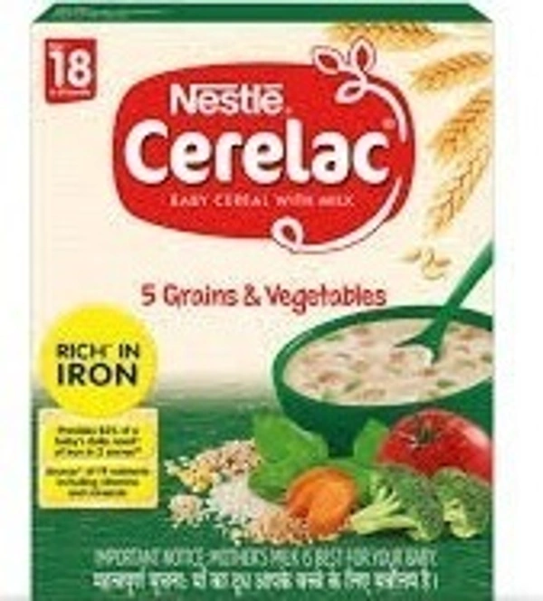 Nestle Cerelac 5 Grains& Vegetables, 300g