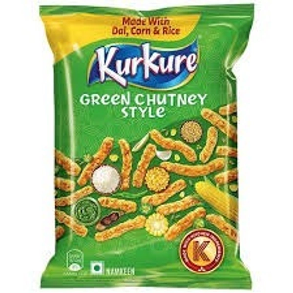 Kurkure Namkeen Green Chutney Style, 45g