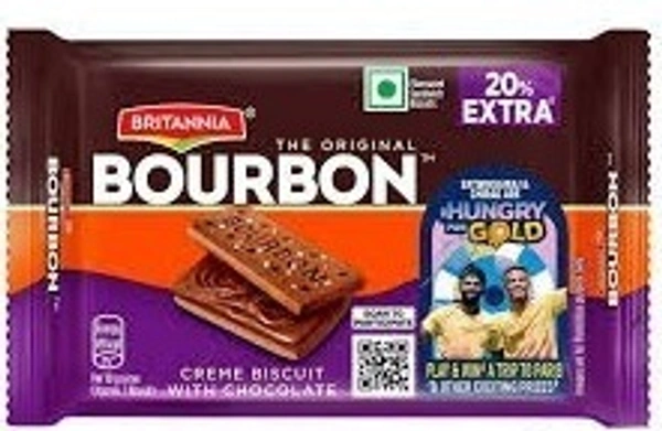 Britannia Bourbon The Original Biscuits, 60g