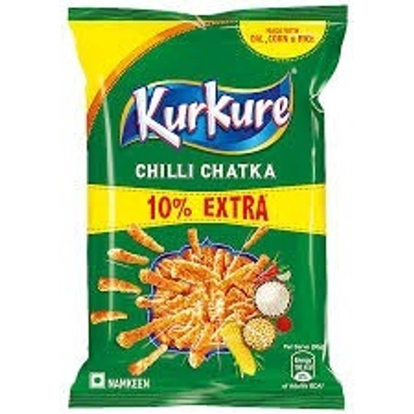 Kurkure Namkeen Chilli Chatka Packet, 90g