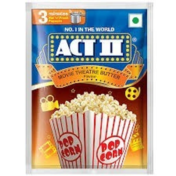Act II Popcorn Movie Theatre Butter Flavour Packet, 70g