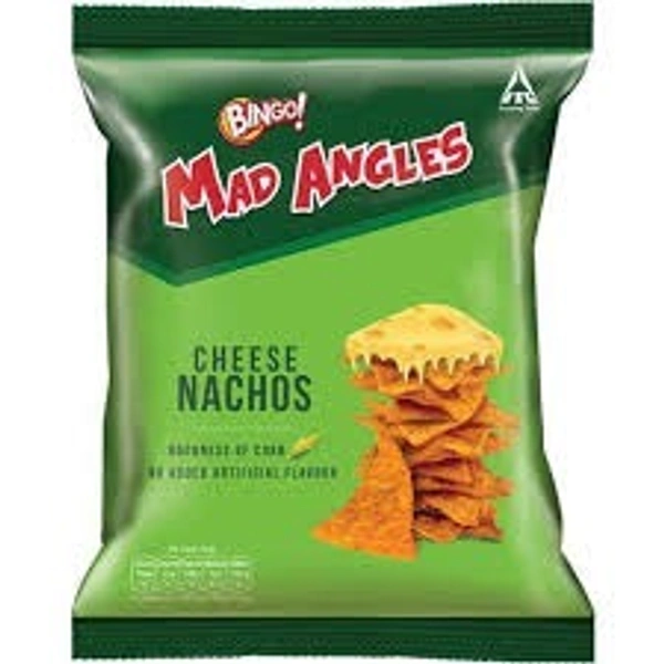 Bingo Namkeen Mad Angles Cheese Nachos, 30g