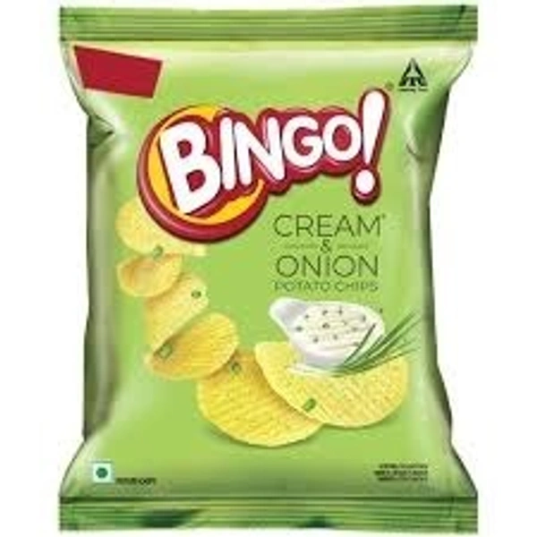Bingo Potato Chips Cream and Onion, 25g