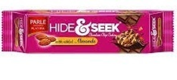 Parle Platina Hide& Seek Chocolate Chip Cookies With Added Almond, 100g