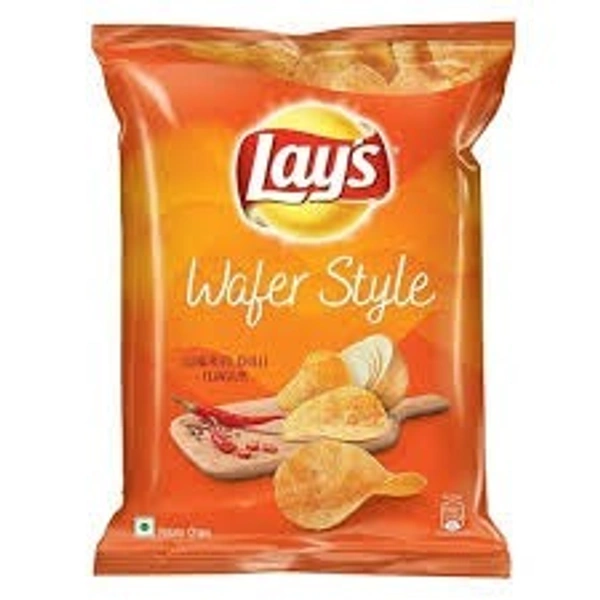Lay's Wafer Style Sundried Chilli Flavour Potato Chips, 26.5g