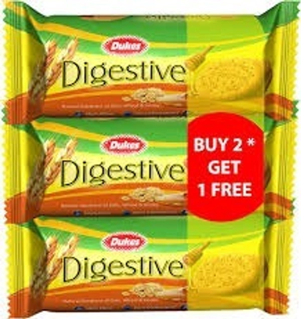 Dukes Biscuits Digestive Pack of 3X100g, 300g
