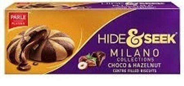 Parle Milano Choco / Hazelnut Centre Filled Cookies, 60g