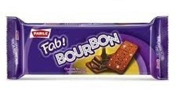 Parle Fab Bourbon Chocolate Flavoured Sandwich Biscuits, 150g