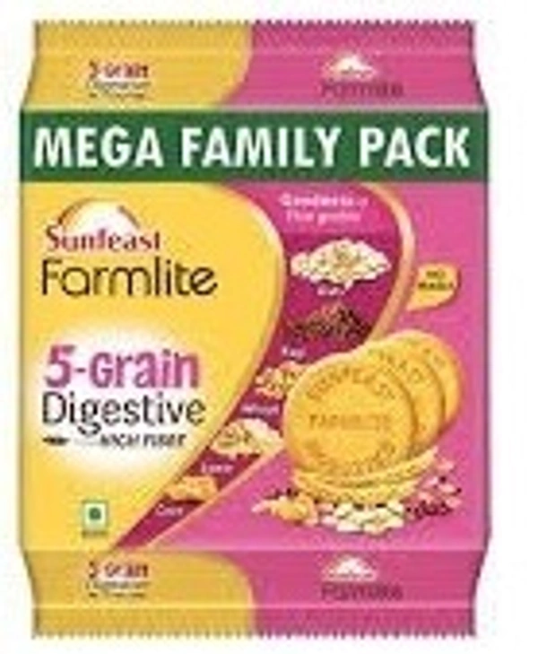 Sunfeast Farmlite Biscuits 5 Grain Digestive High Fibre, 1 kg