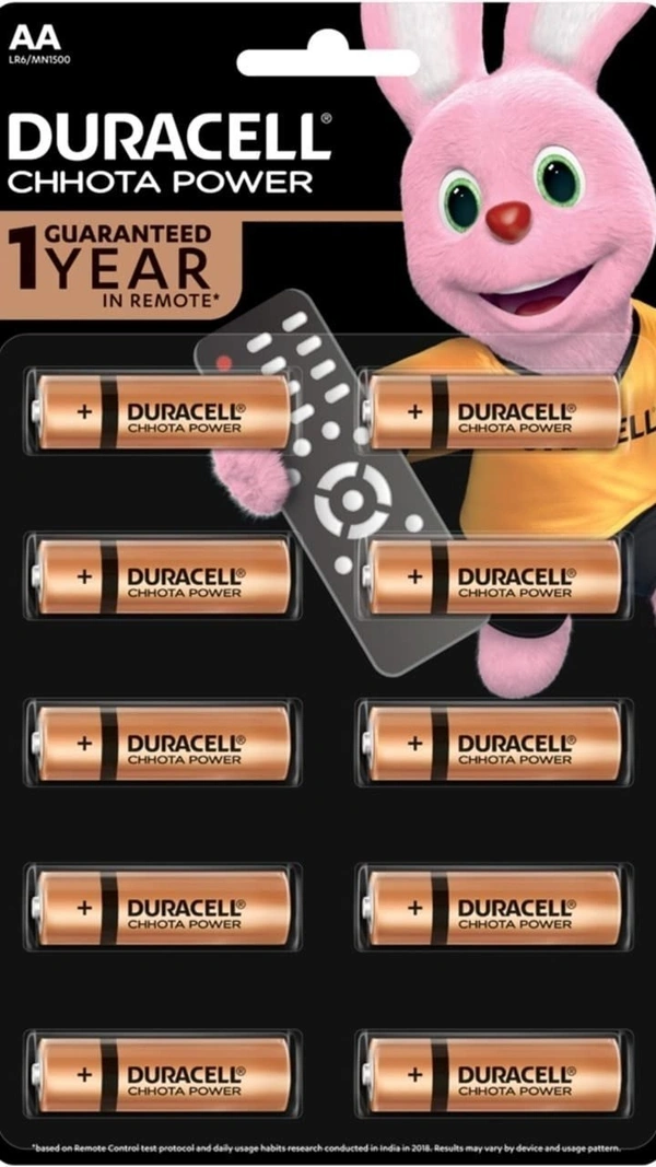 Duracell Chhota Power AA X 10 Battery, 1 pcs