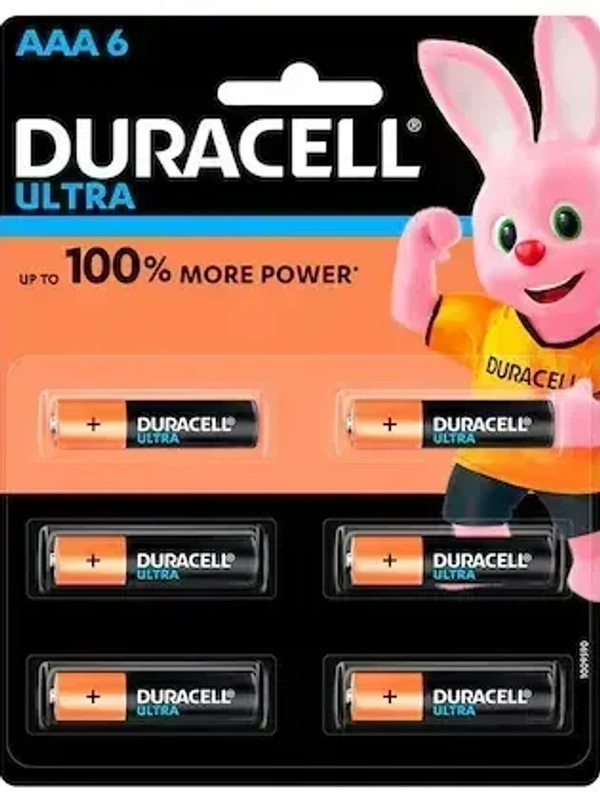 Duracell Battery Ultra AAAX6 Pack, 6 pcs
