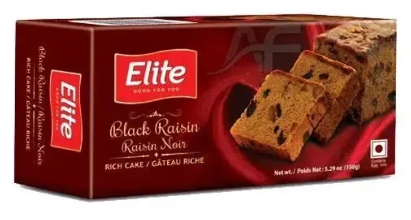 Elite Black Raisin Divinely Rich Cake - 150g