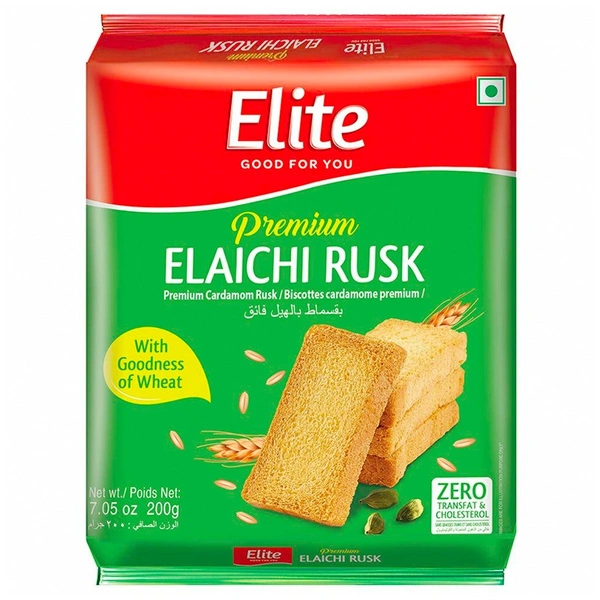Elite Premium Elaichi Rusk, 218g
