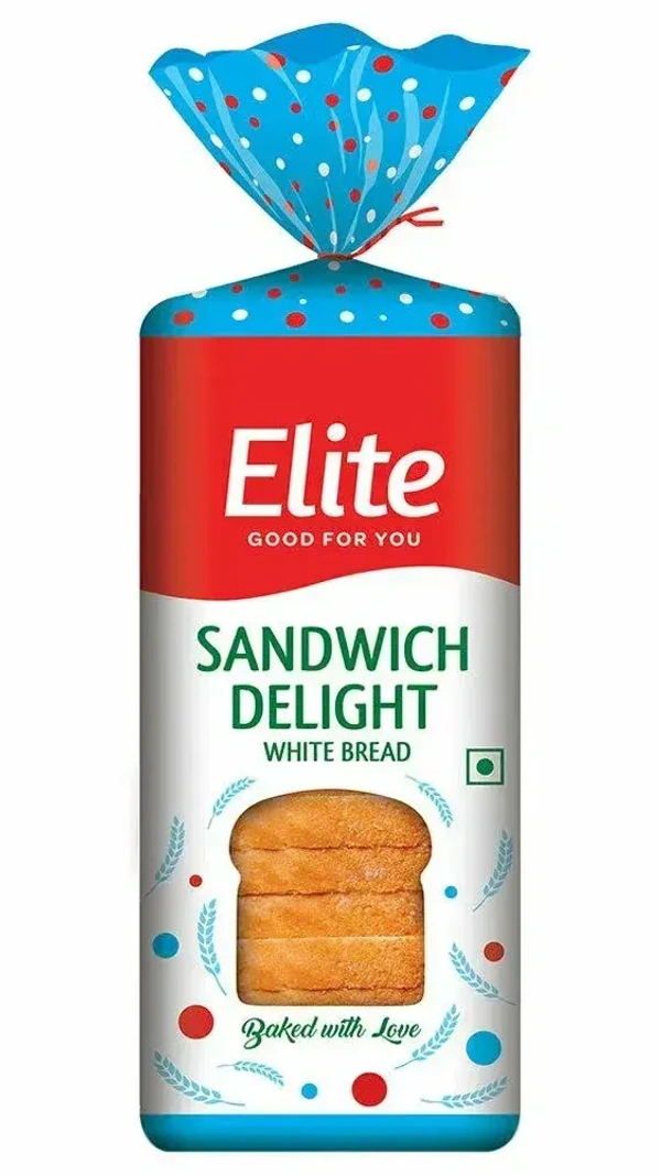 Elite Sandwich Delight White Bread - 400g