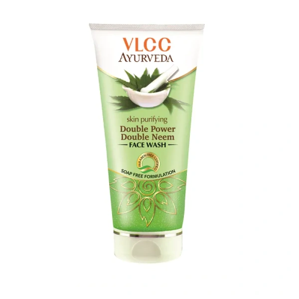 VLCC Ayurveda Double Power Double Neem Face Wash 50ml
