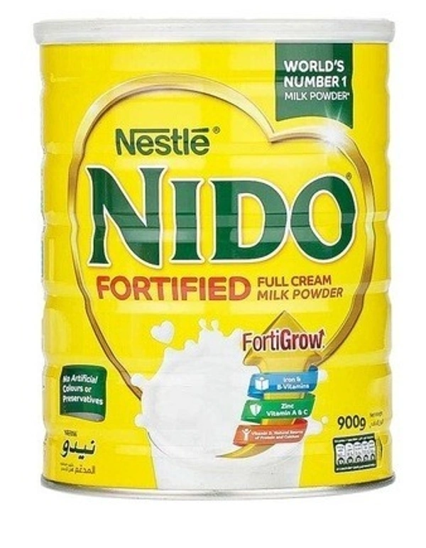 Nestle Nido Fortified Full Cream Milk Powder Tin, 900g