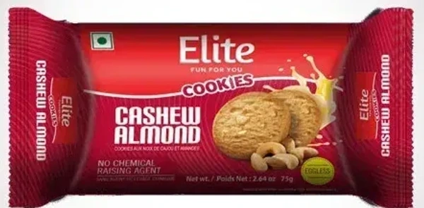 Elite Cookies Cashew Almond, 75g