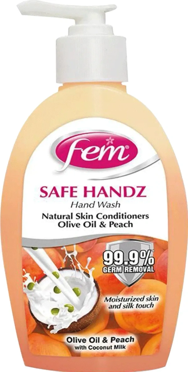 Fem Safe Hand Wash Olive Oil&Peach, 250ml