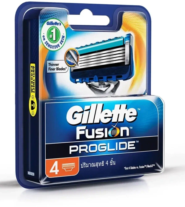 Gillette Fusion Proglide Cart 4s, 4 pcs