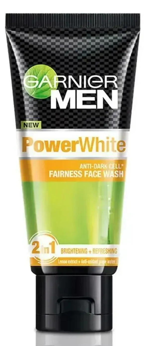 Garnier Men Powerwhite Fairness Face Wash , 50g
