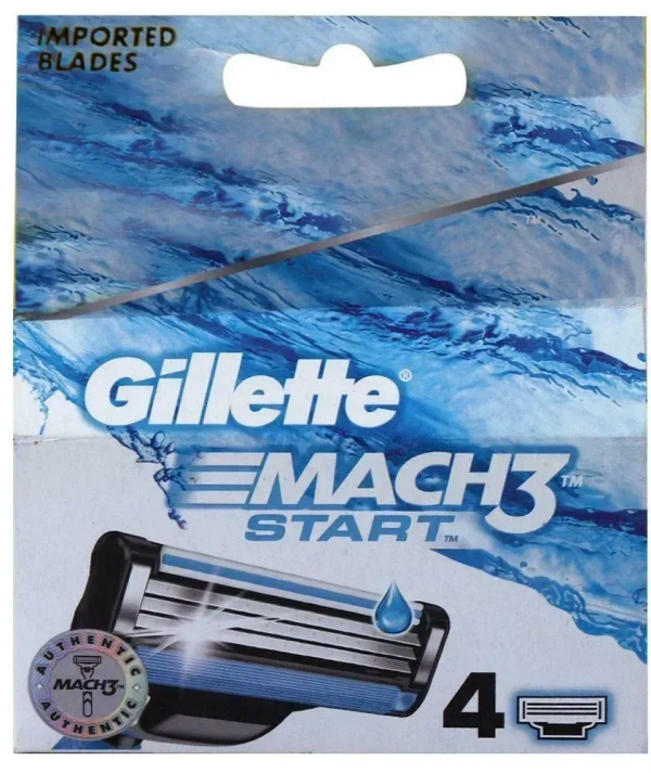 Gillette Mach 3 Start Cart 4s Mach 3 Start Cart, 4 pcs