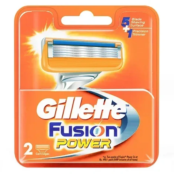 Gillette Fusion Power Cart 2s 1 Cartridge Fusion Power Cart 2's, 2 pcs
