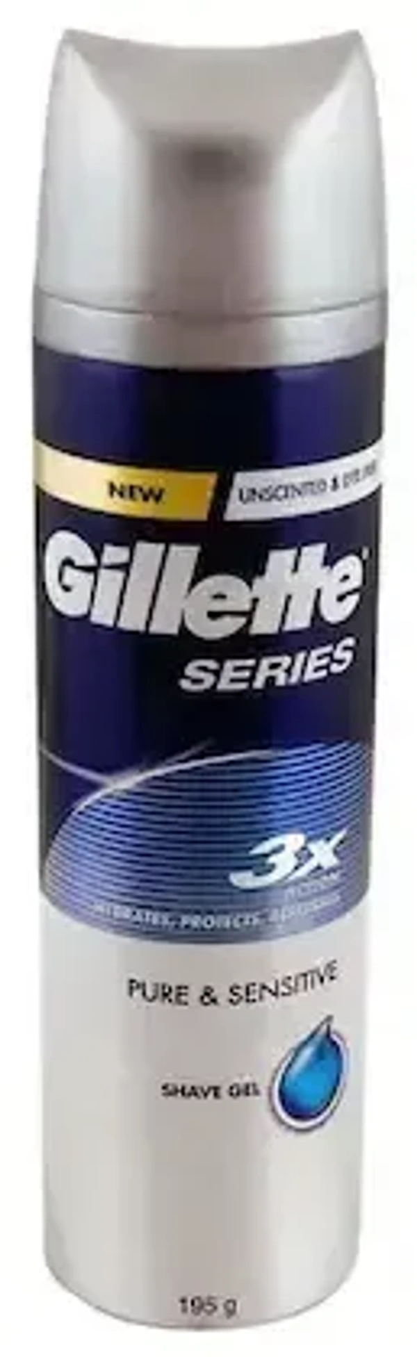 Gilette Mach Shave Gel Sensitive, 195g