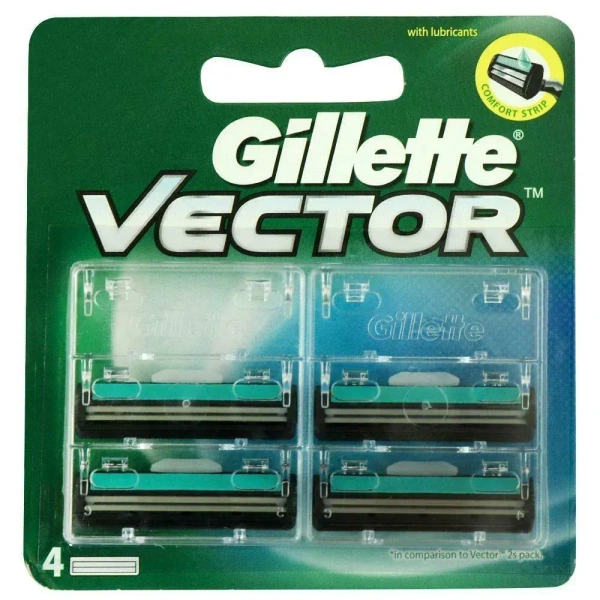 Gillette Vector Cart 4s Cartridge, 1 pcs