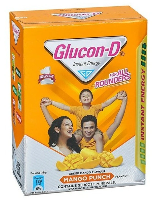 Glucon - D Instant Energy Health Drink Tangy Orange - 200g