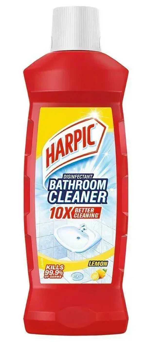 Harpic Disinfectant Lemon Bathroom Cleaner, 200ml
