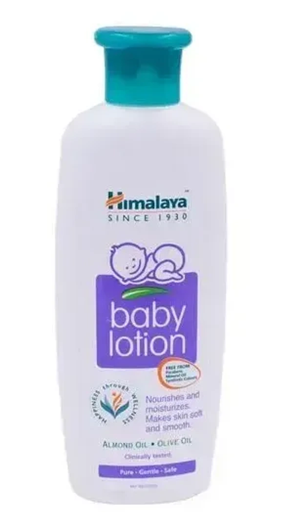 Himalaya Baby Lotion Almond Oil& Olive Oil Bottle, 400ml