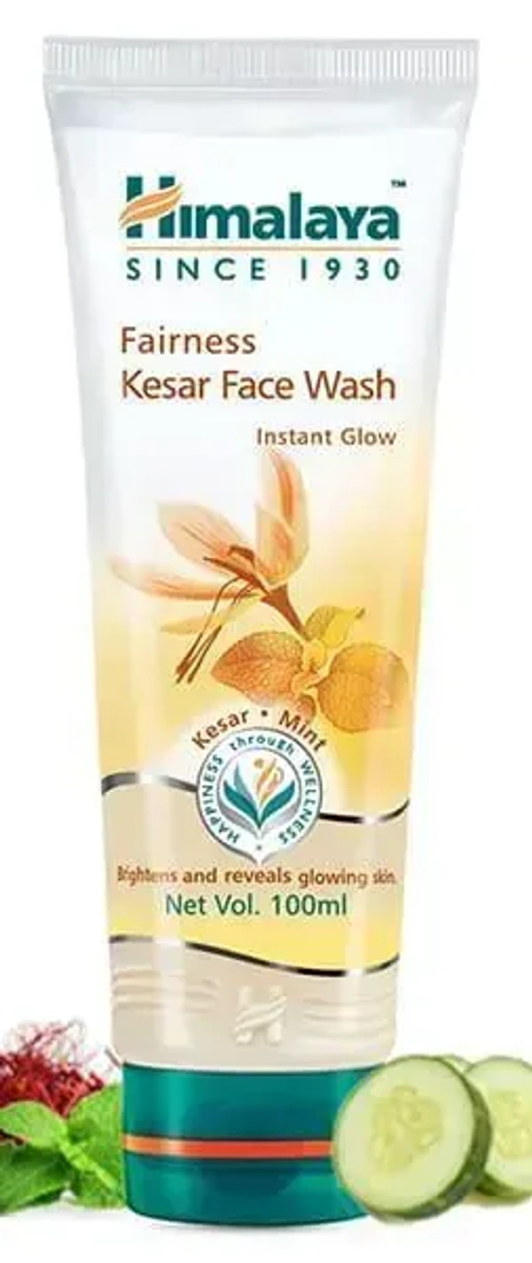 Himalaya Fairness Kesar And Mint Face Wash, 100ml